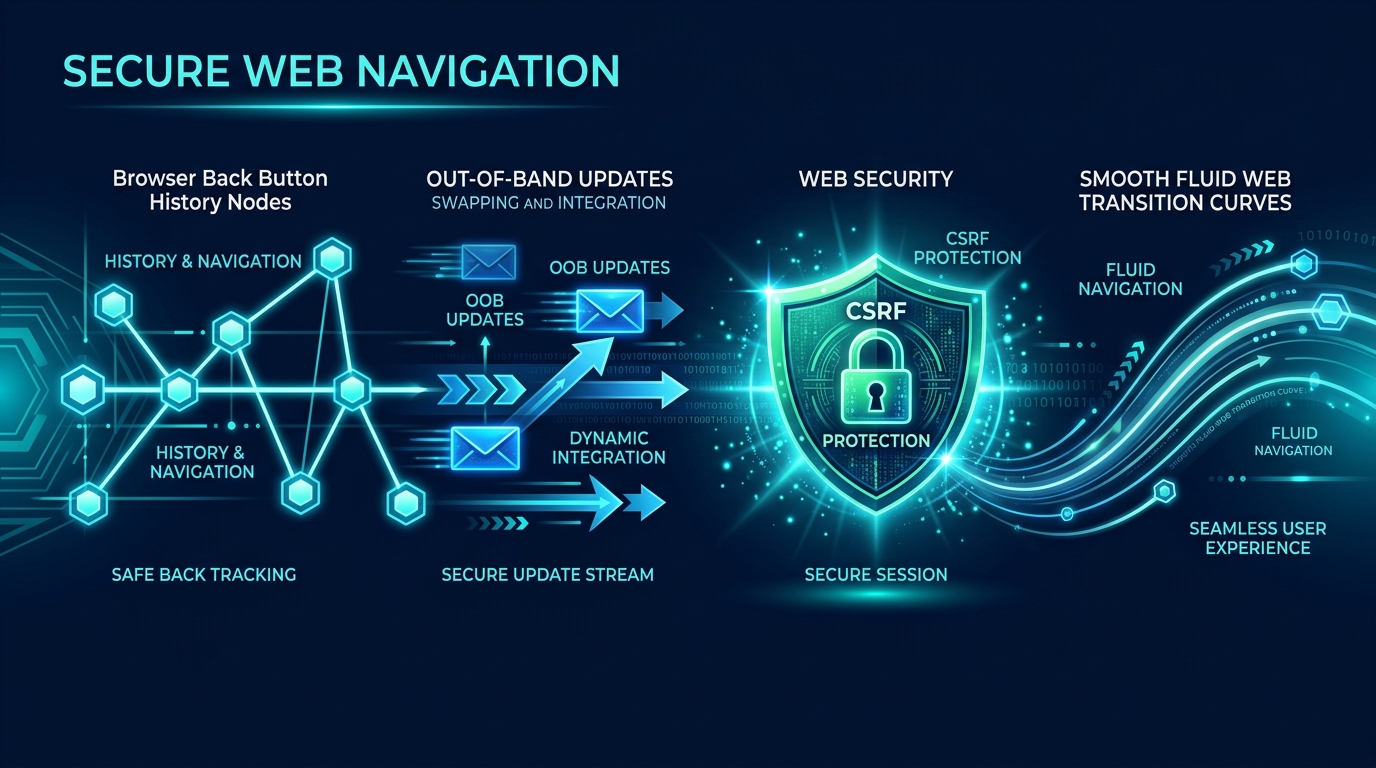 HTMX Navigation, OOB Swaps, Animations, & Security