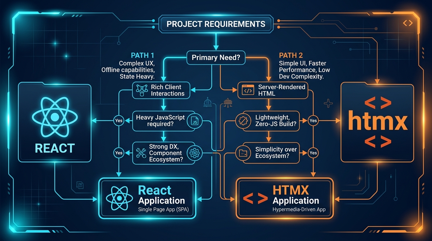HTMX Decision Tree & FAQ